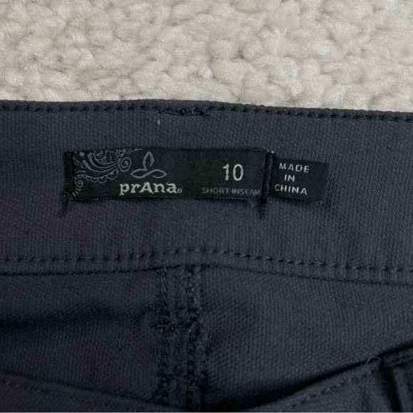 prAna Brenna Moto Pants. stretchy gray Sz 10 - Picture 4 of 13